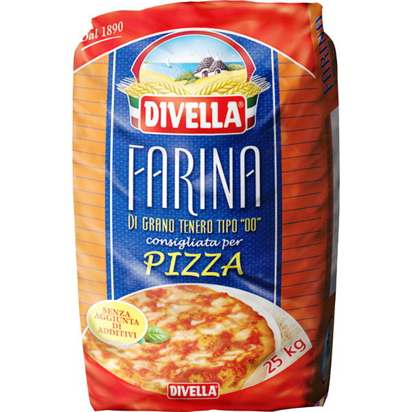 Bột làm bánh pizza Farina Tipo 00 Divella