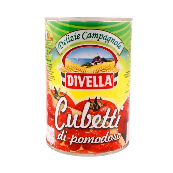 Cà chua hộp xắt miếng Cubetti di Pomodoro Divella